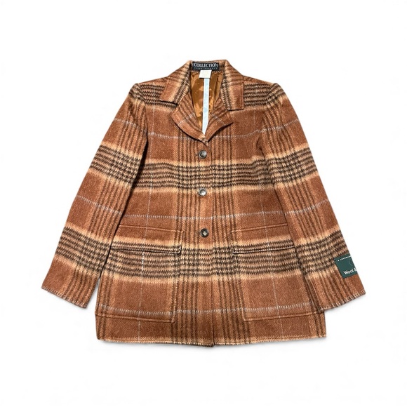 Jackets & Blazers - Vtg Collection Harve Benard Brown Alpaca & Wool Blazer Jacket Size 6